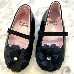 NWOT - Stuart Weitzman Toddler Black Dress Shoes